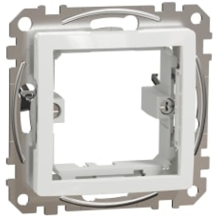 Adaptor cu gheare alb plastic sedna New Schneider