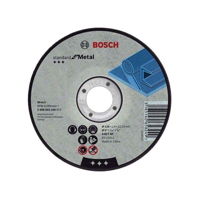 125 * 22.23 mm диск для резки металла Bosch 125 * 22.23 mm диск для резки металла Bosch