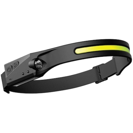Lanternă frontală 8W cu USB Orno