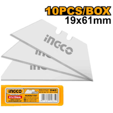 SET DE LAME 10BUCATI 61*19MM INGCO