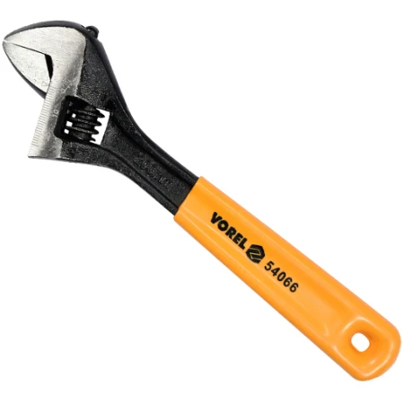 Cheie reglabilă cu mâner de cauciuc 200mm Vorel