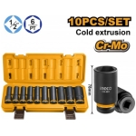 SET DE CHEIE TUBULARA 10-24MM IMPACT LUNG INGCO