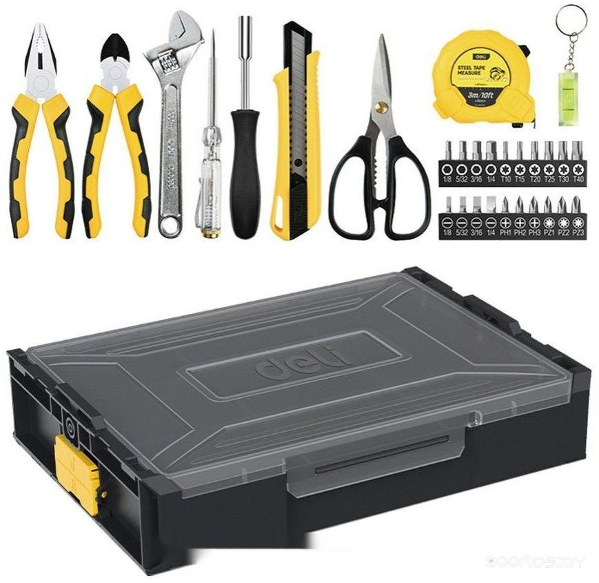 SET DE SCULE PENTRU CASA 29PCS DELI SET DE SCULE PENTRU CASA 29PCS DELI