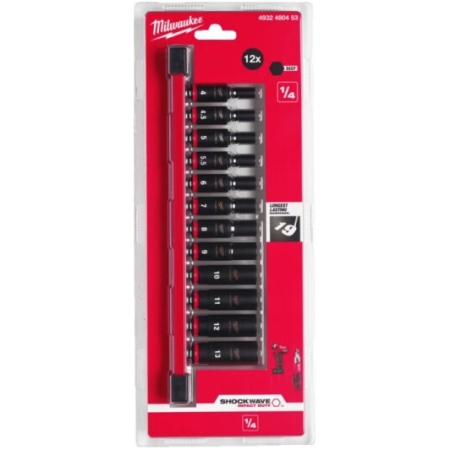 Set chei tubulare de impact 4-13mm MILWAUKEE