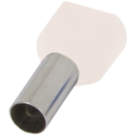 Изолированный наконечник белый 2*0,5 MM Enext