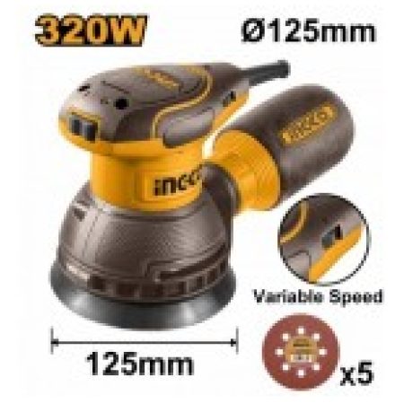 MASINA DE SLEFUIT ALTERNATIV SI ORBITAL 320W 125MM INGCO