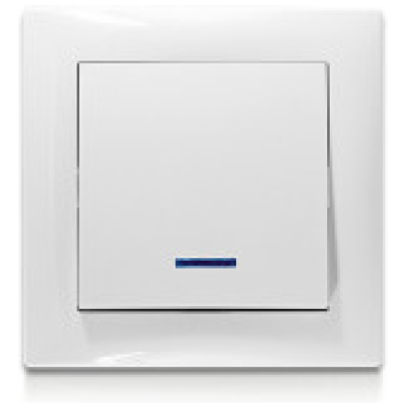 INTRERUPATOR UNITAR INCORPORABIL CU ILUMINARE 10A IP20 220V ROSA ELMOS