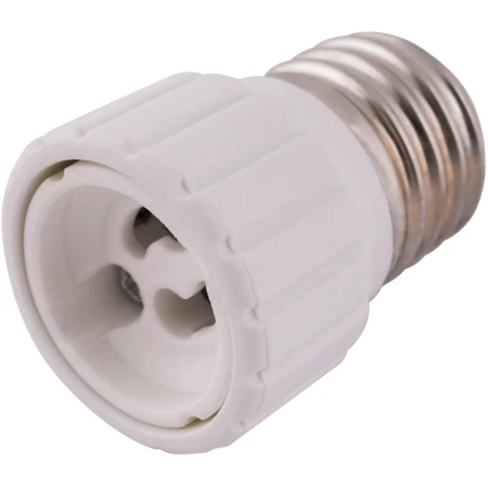 Adaptor alb din E27 în GU10 Enext