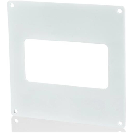 Соединитель воздуховодов 55 x 110 mm белый пластик Ventika