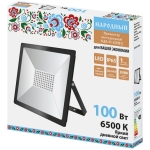 PROIECTOR LED 100W 6500K IP65 NEGRU TDM