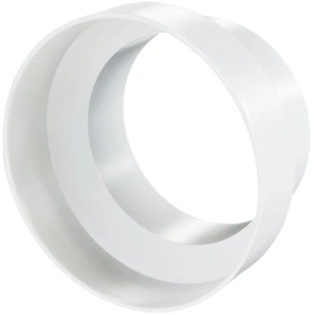 Conector de aeroduct alb plastic 60 x 100 mm Ventika