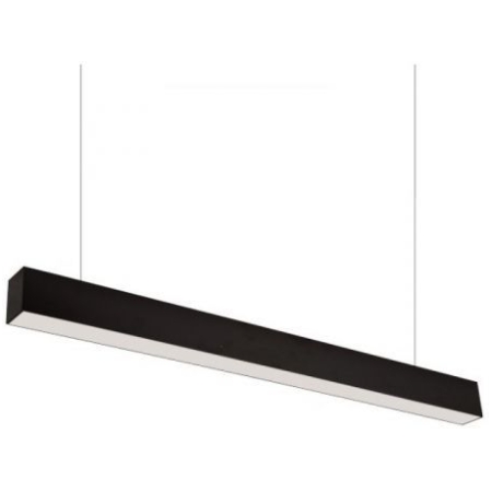 Corp de iluminat led suspendat 72W 4000K negru T15 2,4M IP54 Vargo