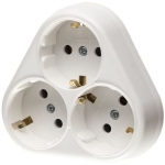 PRIZA TRIPLA CENTRATA CU IMPRIMARE 16A 250V ELMOS