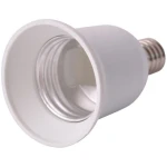 Adaptor soclu alb din E14 în E27 Enext