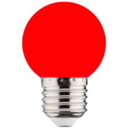 Bec LED 1W rosu E27 RAINBOW Horoz