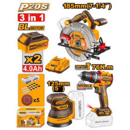 SET DIN 3 SCULE PE ACUMULATOR INGCO INDUSTRIAL