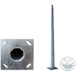 STILP DIN OTEL GALVANIZAT 4M CU PRESON