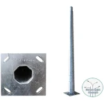 STILP DIN OTEL GALVANIZAT 4M CU PRESON