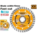 DISC DIAMANT TURBO 125mm INGCO