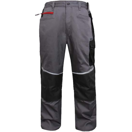 PANTALONI 65 POLIESTER 35 BUMBAC GRI/NEGRU PROFMET