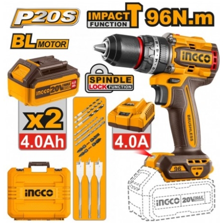 MASINA DE INSURUBAT SI GAURIT IMPACT PE ACUM 2X4.0AH 96N.M INGCO