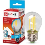 Bec LED 9W 4000K E27 neutră IN HOME