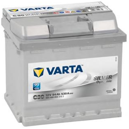 Аккумулятор 207x175x190 530A 54Ah Varta