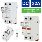 SUPORT PENTRU SIGURANTE 1000V DC 2P 32A GPV 10*38mm SCHELINGER