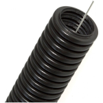 Tub gofrat 750N negru 32mm Gewiss