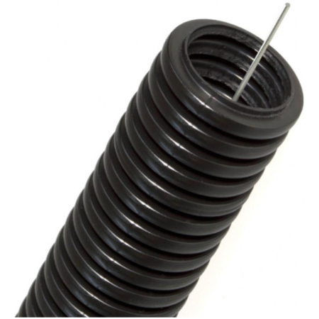Tub gofrat 750N negru 32mm Gewiss