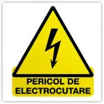 Autocolant 96*110cm pericol de electrocutare